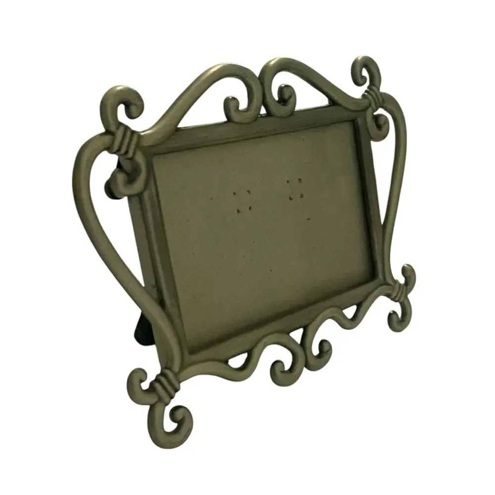 3 X 2 Mini Photo Picture Frame Photo Pewter Silver Scroll Design